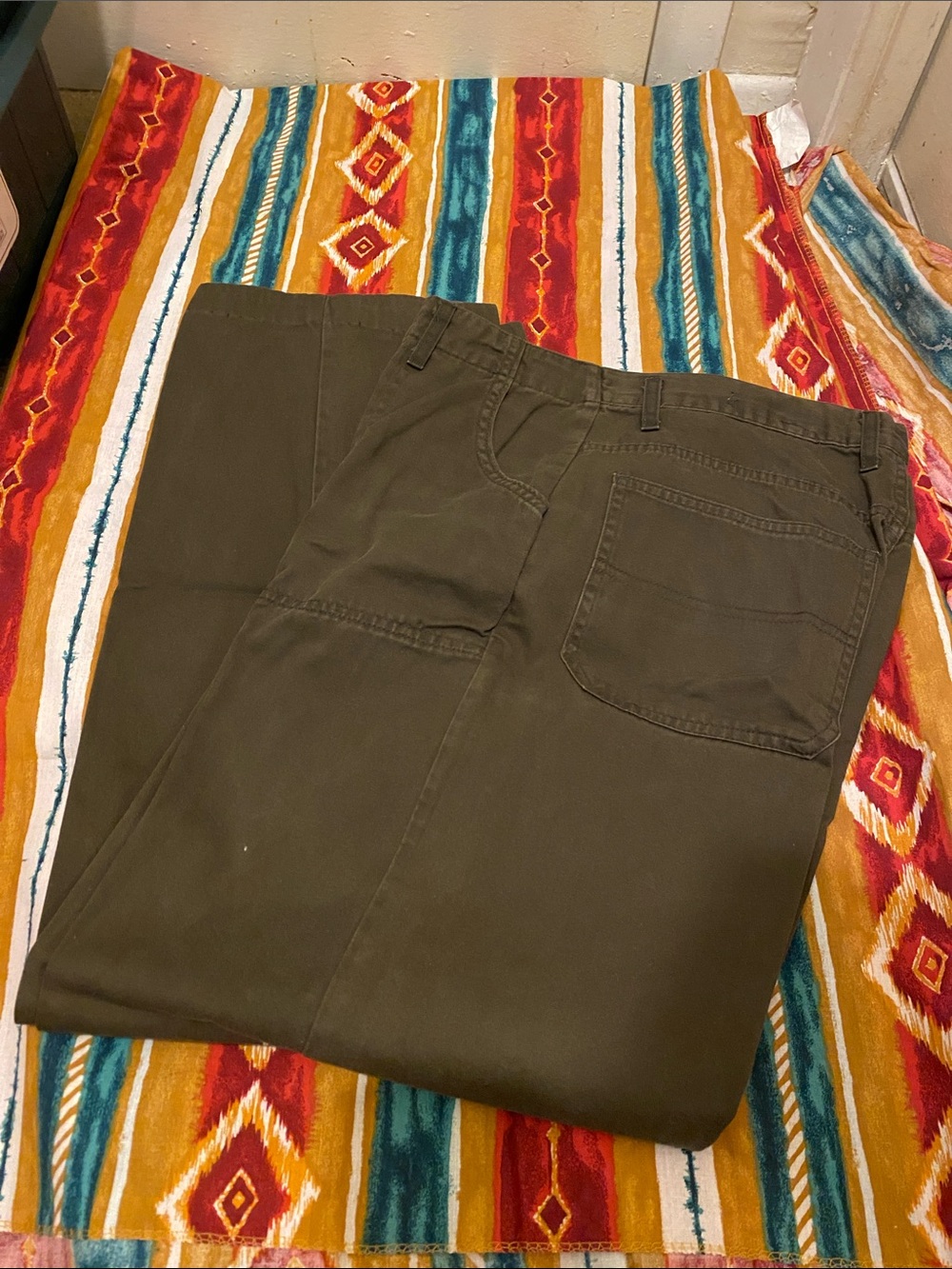 E) Faded Glory Pirate Green Cargo Pants.  
Size 8 Pre-loved